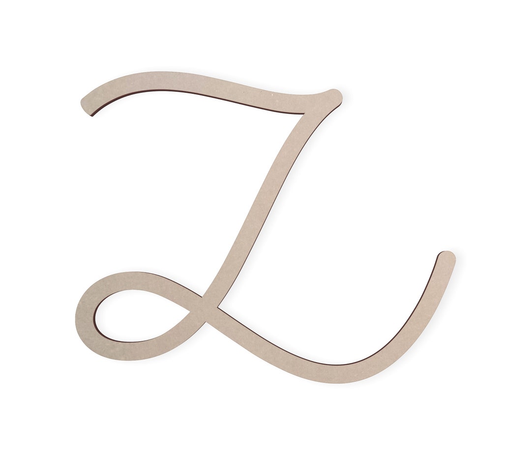 Personalized Large Wooden Letter Z for DIY Projects and Decor Etsy