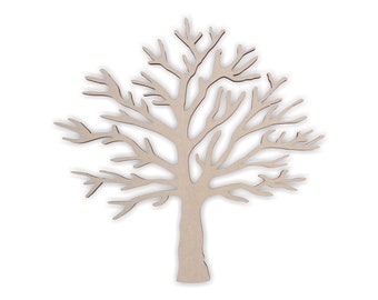 Wooden Tree Shape - Cutout, Home Decor, Unfinished and Available in Many Sizes