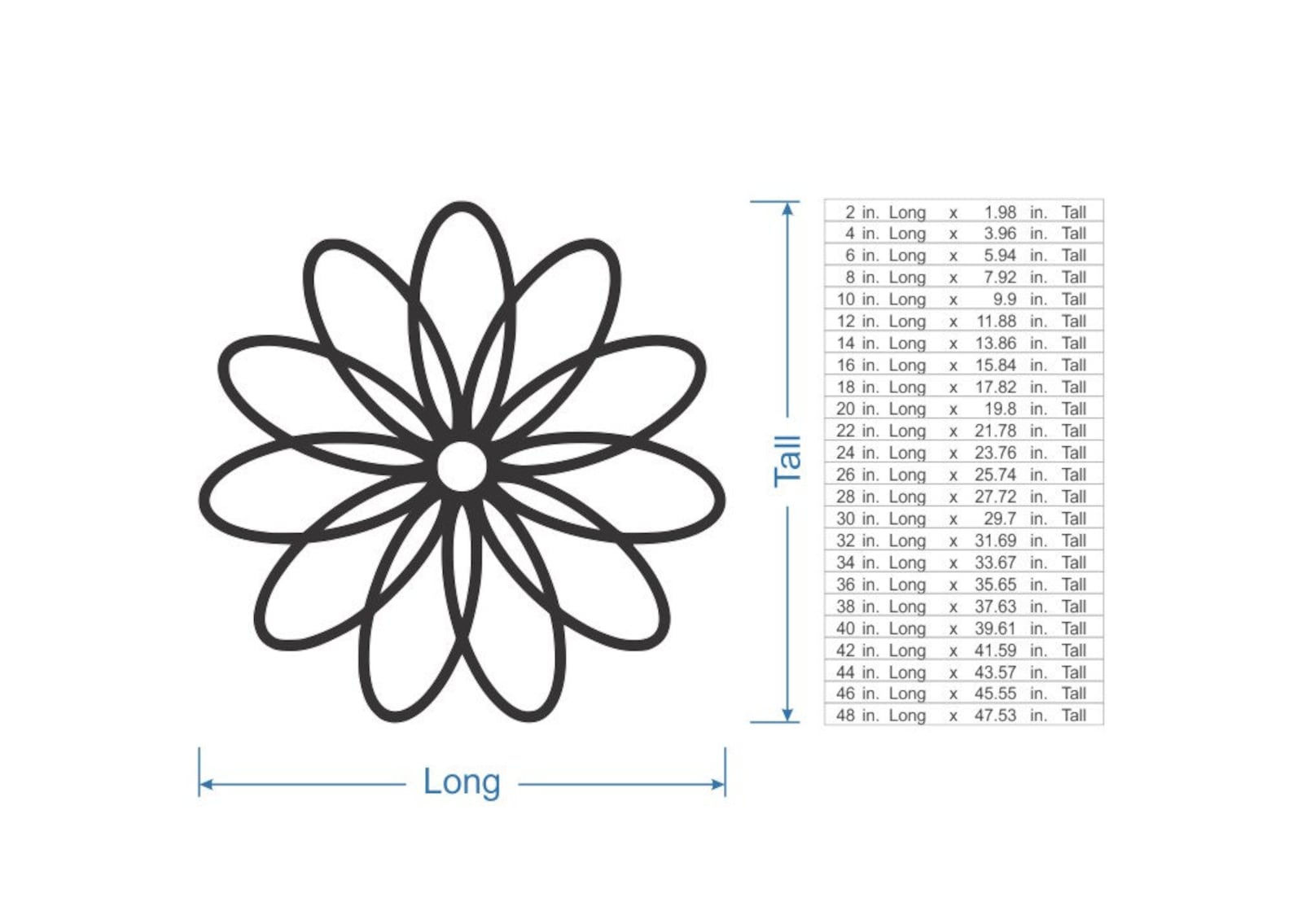 Wooden Decorative Flower Wooden Cut Out Wall Art Home | Etsy