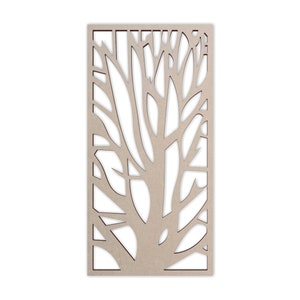 Wooden Tree Branch Lattice - Mandala Wall Art for Home Decor, Overlays, Trellis, Privacy Screens, Yard Decor & Wall Panels
