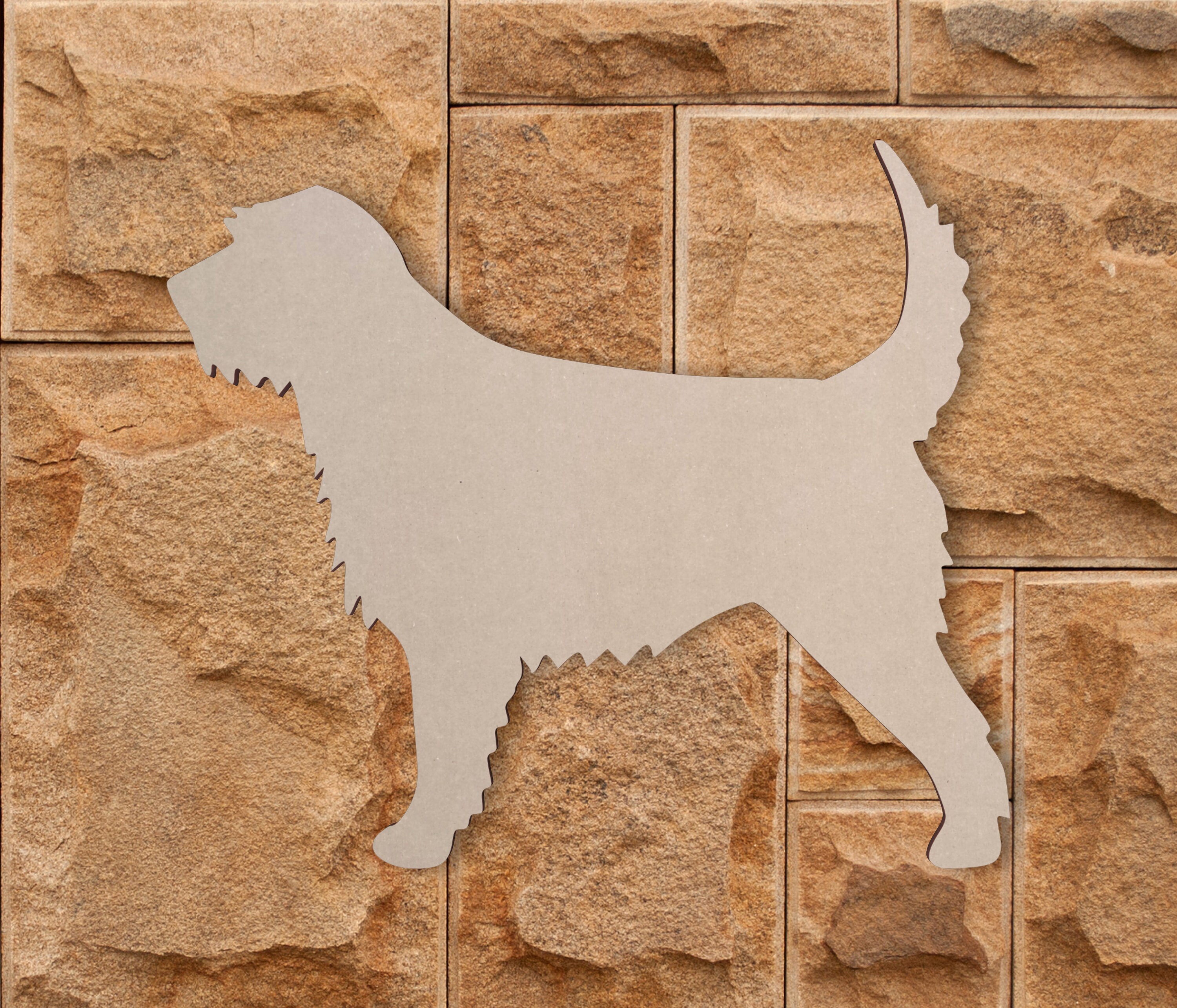 Wooden Dog Wall Art Silhouette Cutout Newfoundland Gift Etsy