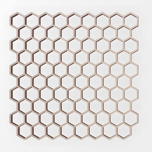 Wooden Shape Pattern Wooden Cutout Wall Art Home Etsy