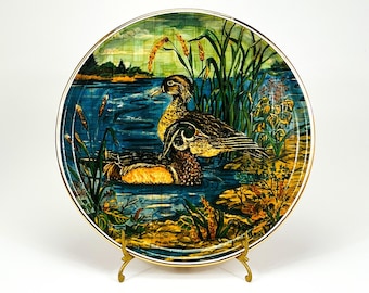 Mallard Duck Bamboo Tray