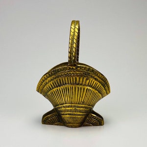 Brass Scallop Shell Basket