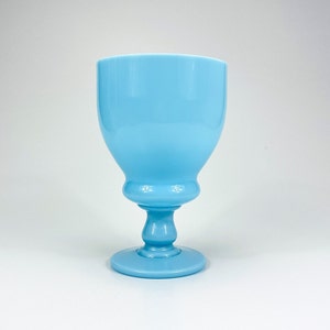 Large Portieux Vallerysthal Opaline Glass Vase