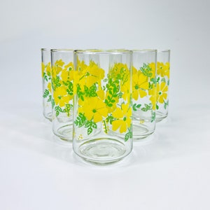 Floral Drinking Glasses