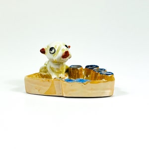 Lusterware Dog Ash Receiver