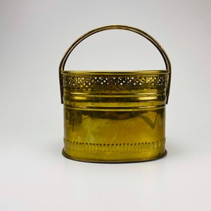 Decorative Pierced Brass Basket