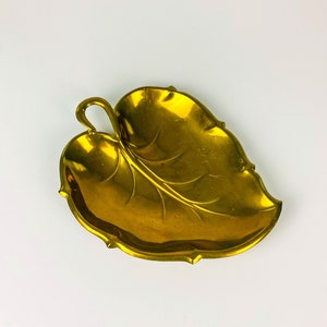 Messing Blatt geformt Catchall