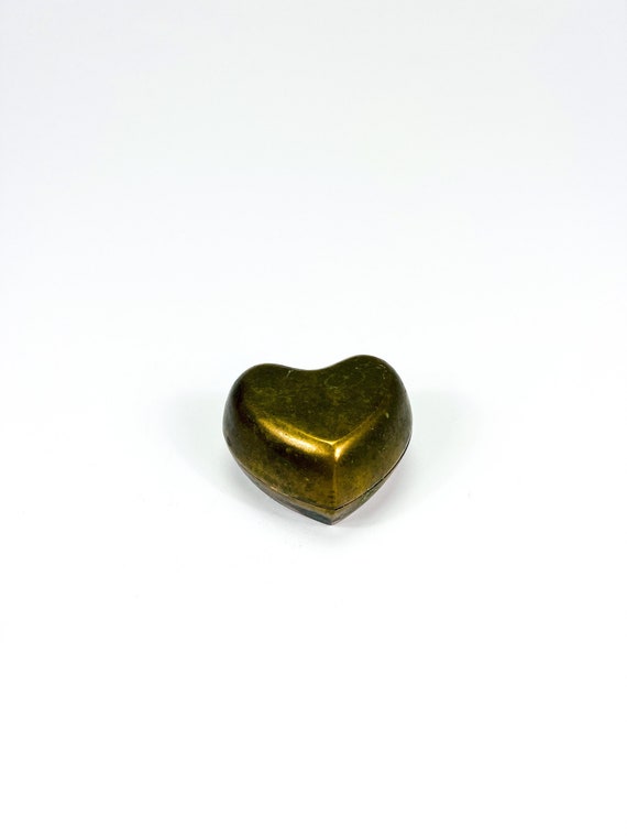 Brass Heart Trinket Box - image 1