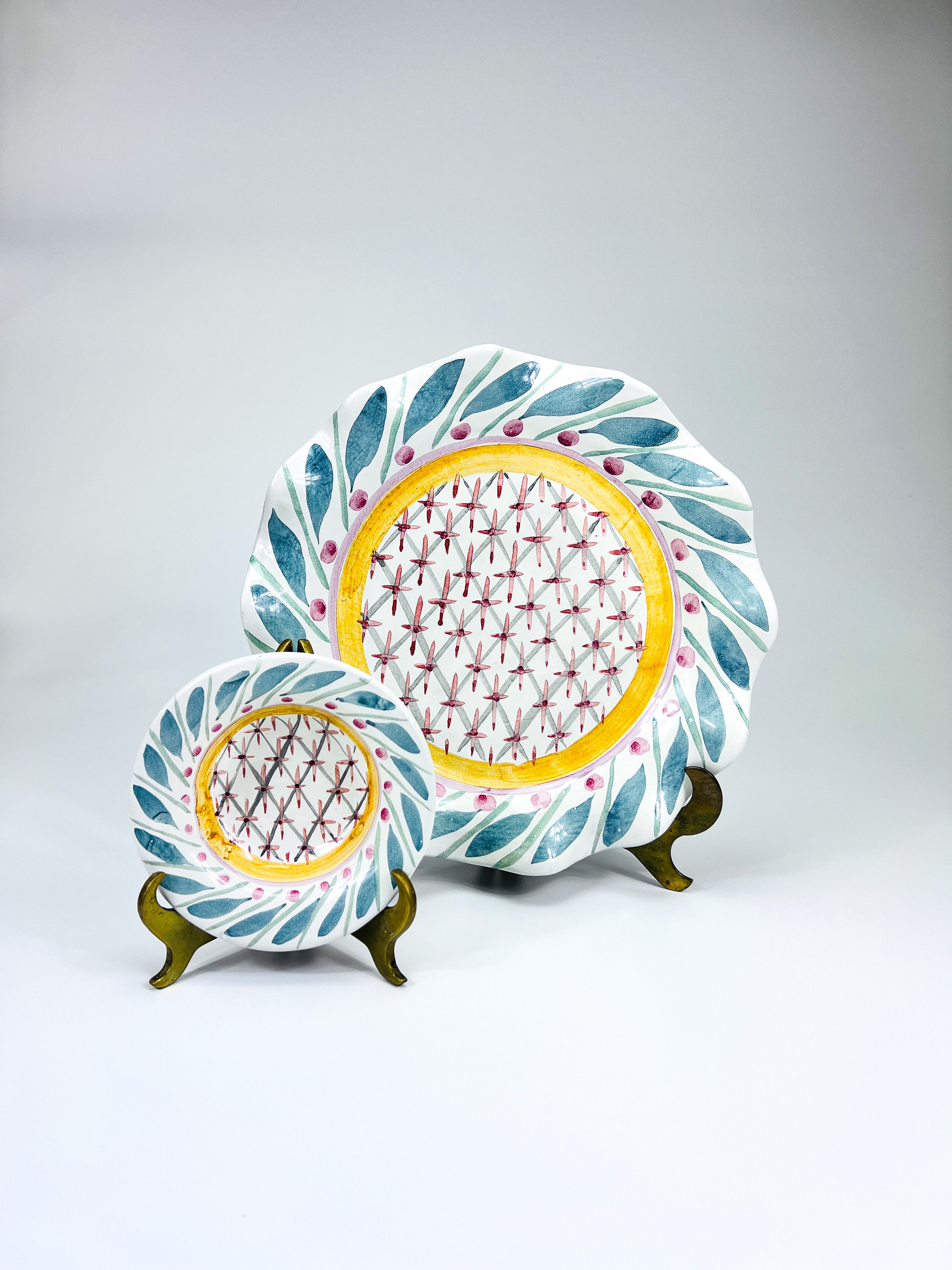 MACKENZIE-CHILDS コートリー　エナメルディナープレート MACKENZIE-CHILDS コートリー エナメルディナープレート Amazon