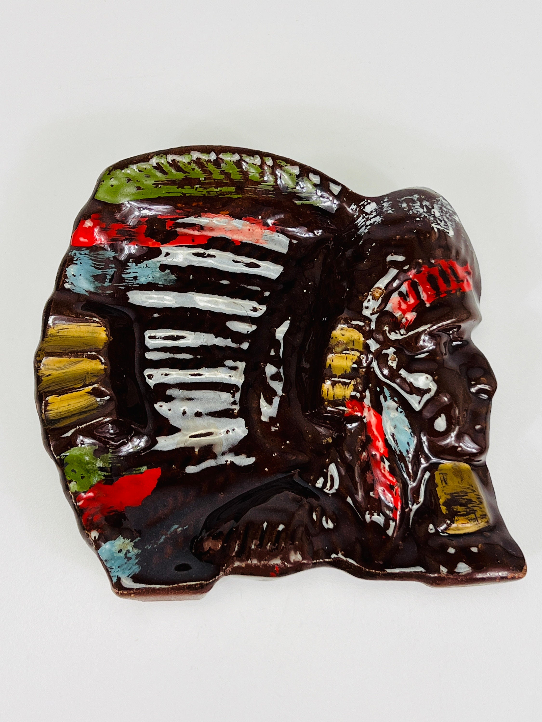 Native American Ashtray アメリカン　ビンテージ　灰皿 Vintage Native American Ashtray - Etsy