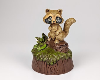 Vintage Raccoon Figurine