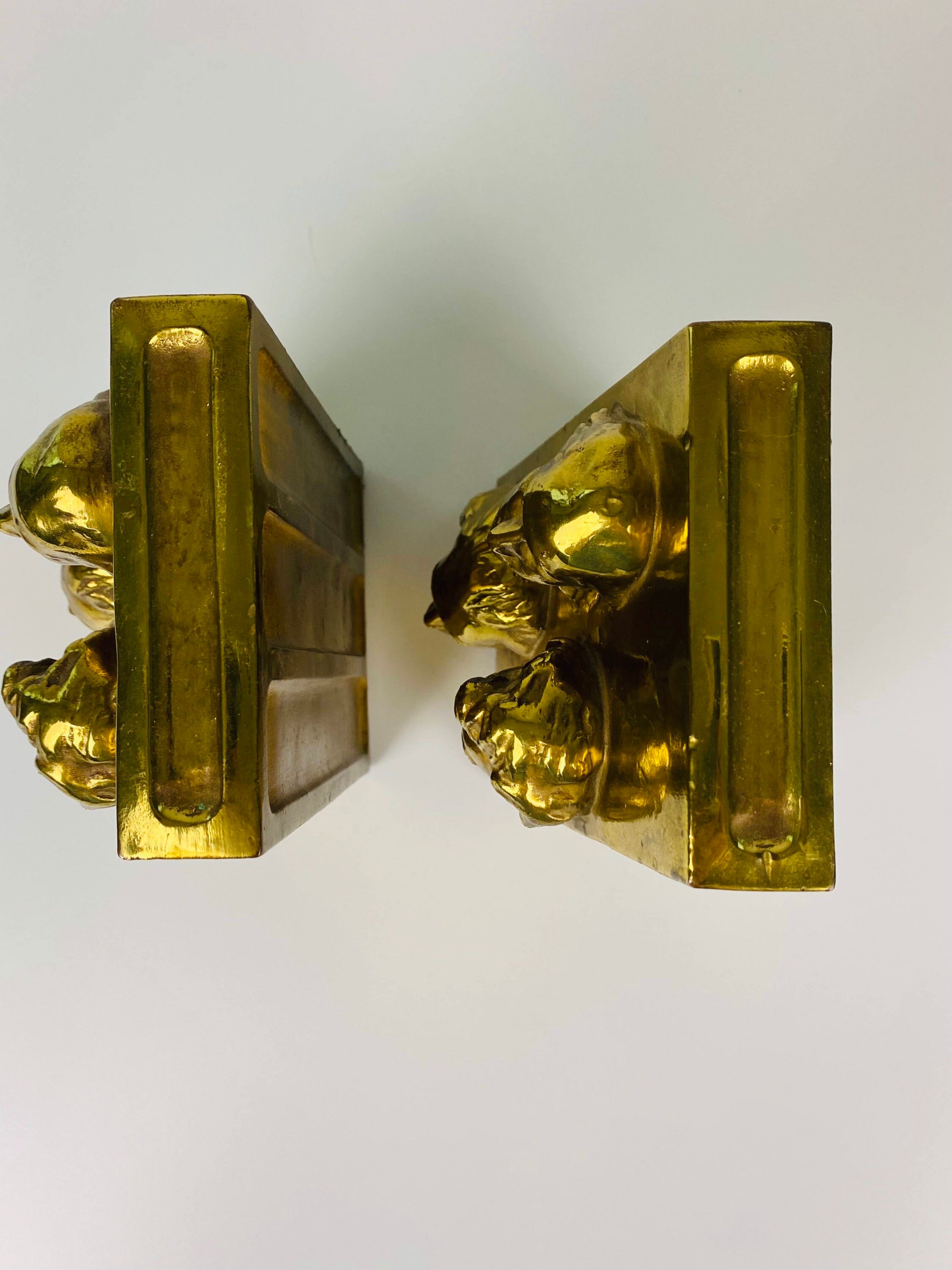 Marion Bronze Presidential Bookends Etsy