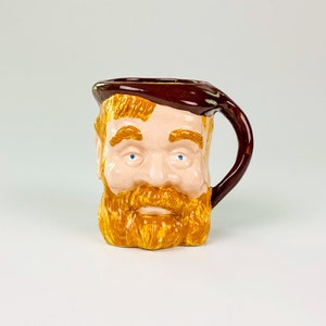 Hand Painted Old Man Mug