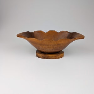 Wooden Oblong Bowl