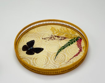 Vintage Butterfly Tray