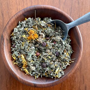Postpartum Stregthening Organic Herbal Tea Blend, 1oz +, Herbal Tea, Sold by the Ounce