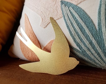 Brass swallow wall decoration