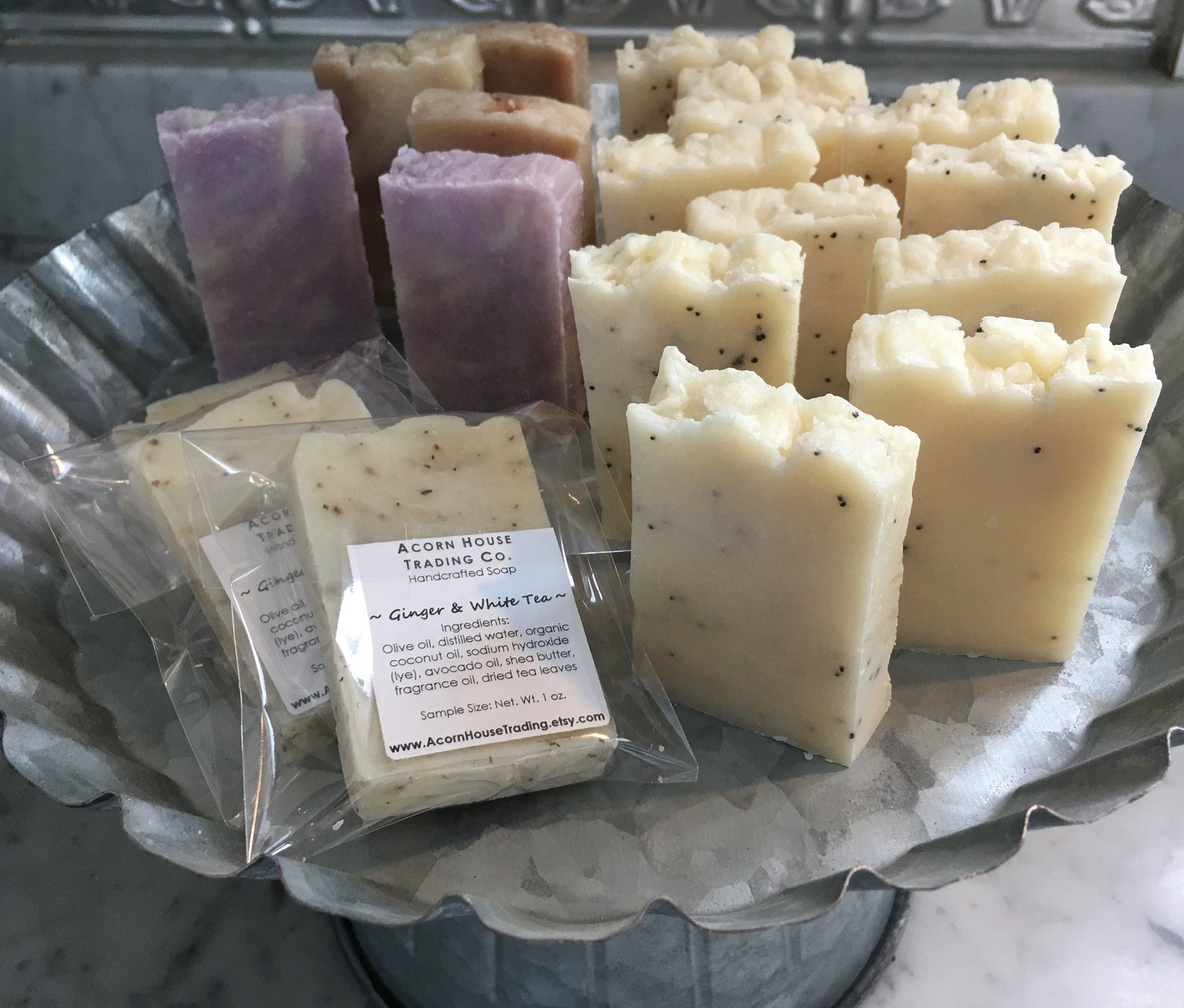 10 Bulk Mini Soaps Individually wrapped Rustic Cut Etsy