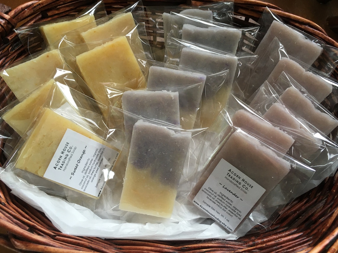 20 Bulk Mini Soaps Individually wrapped Great add on item Etsy
