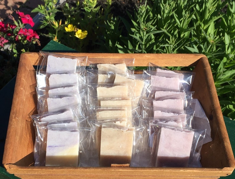 20 Bulk Mini Soaps Individually Wrapped Great Add on Item Etsy