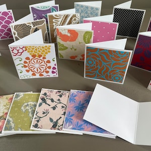 50 mini note cards - 2.5&quot; x 2.5&quot; - Blank - Small Note Card - Tiny Notes - White Cardstock