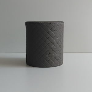 Quilted Faux Leather Cremation Urns, Human Ashes Urns, Funeral Urns