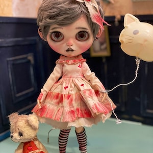 Coeur - tenue pour poupée Blythe - ensemble de vêtements pour poupées Blythe - robe Blythe