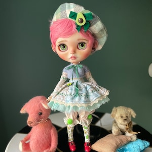 Avocado- Set of clothes for Blythe-outfit for Blythe doll-dress for Blythe doll