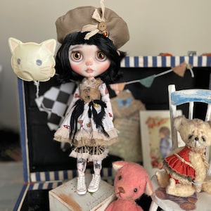 Outfit for Blythe dolls- dress for Blythe - set of сlothes for Blythe Dolls