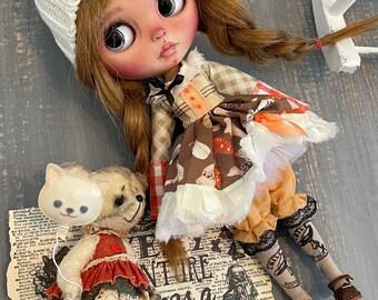 Outfit till Blythe-dockor - klänning till Blythe - set med kläder till Blythe-dockor - klänning till Blythe-dockor