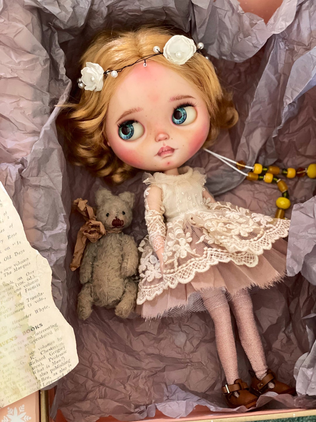 Outfit for Blythe Dolls- Set of Clothes for Blythe Doll- Dress for