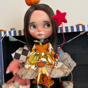 Pumpkin- Set of clothes for Blythe dolls- outfit for Blythe doll