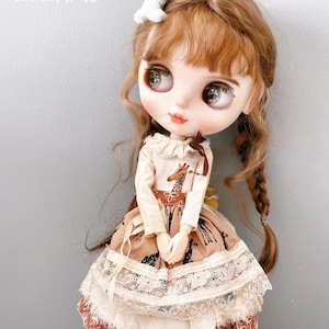 Giraffe - outfit for Blythe doll-Blythe dress