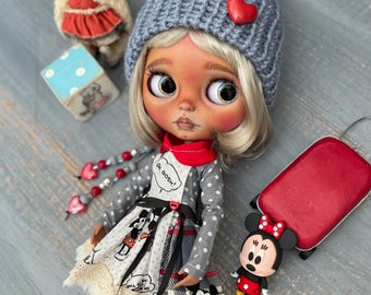 Minie- Set of clothes for Blythe-outfit for Blythe doll-dress for Blythe doll