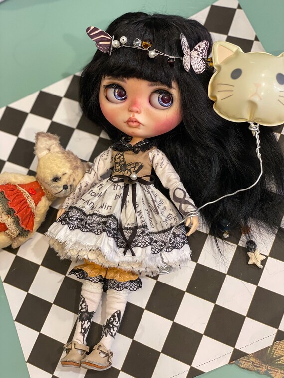 Butterfly Set of Clothes for Blythe Dolls Outfit for Blythe Doll Etsy Australia