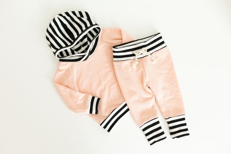 peach jogger set