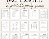 Bachelorette Party Games Bundle 30 Pack, Bridal Shower Games Printable, Hen Party Drinking Games, Ladies Night Activities