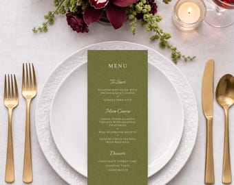 Menu Templates