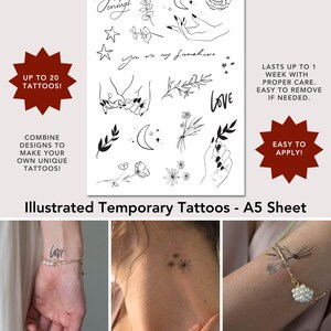 Papier de tatouage imprimable - Wit - 2 feuilles pour Printer