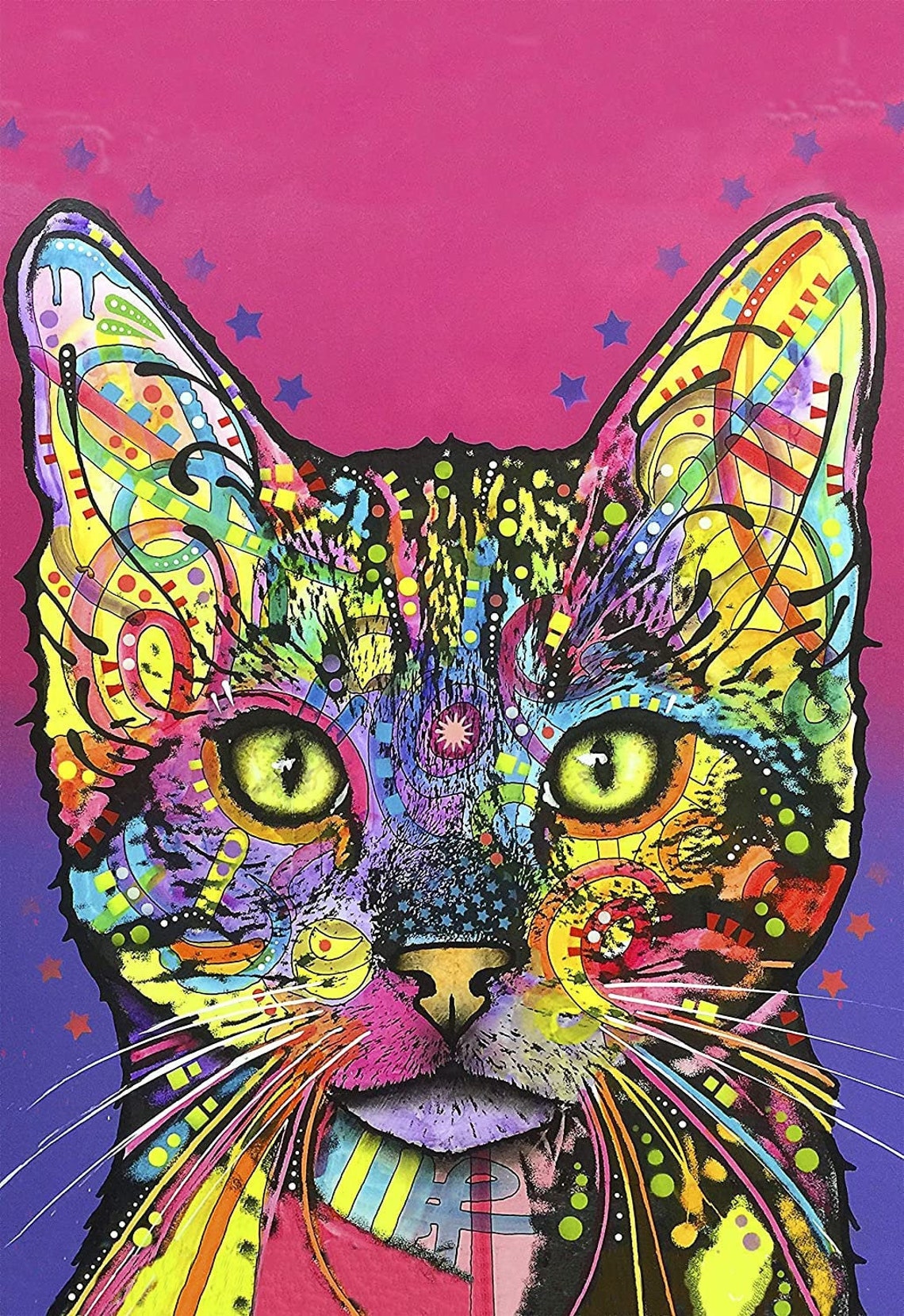 Jigsaw Puzzle Dean Russo Cat Feline Puzzles Toys | Etsy