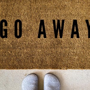 Go Away Doormat