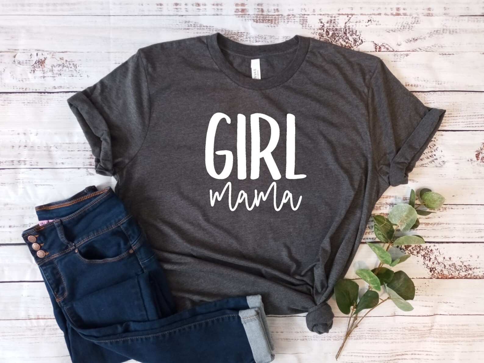 Girl Mama Tshirt / Ladies Tshirt / Mama Tshirt / Graphic Tee / Etsy