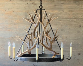 Antler & Iron Chandelier - Medium