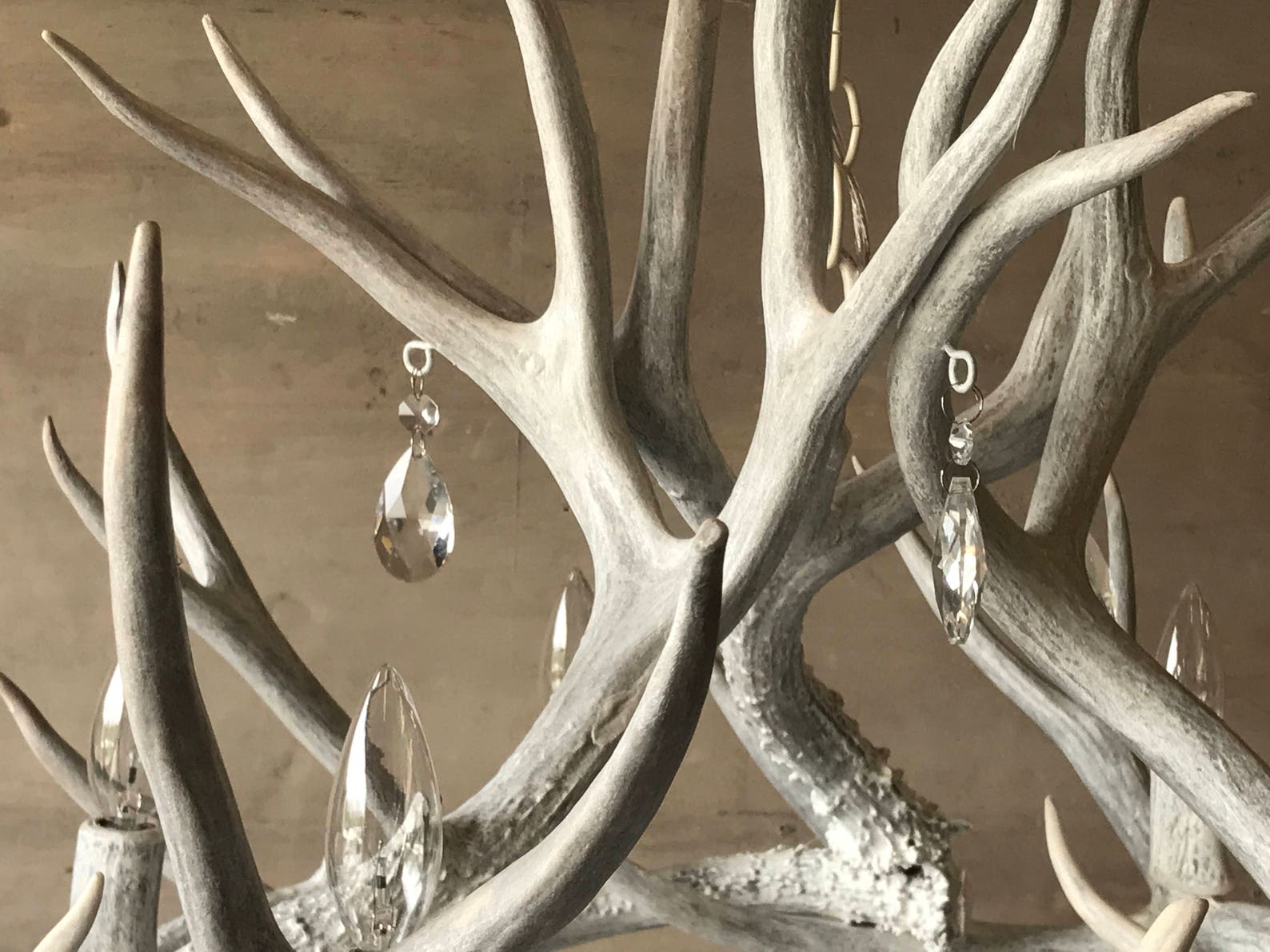 Antler Chandelier, Hand Crafted Using Naturally Shed Rustic Antlers ...