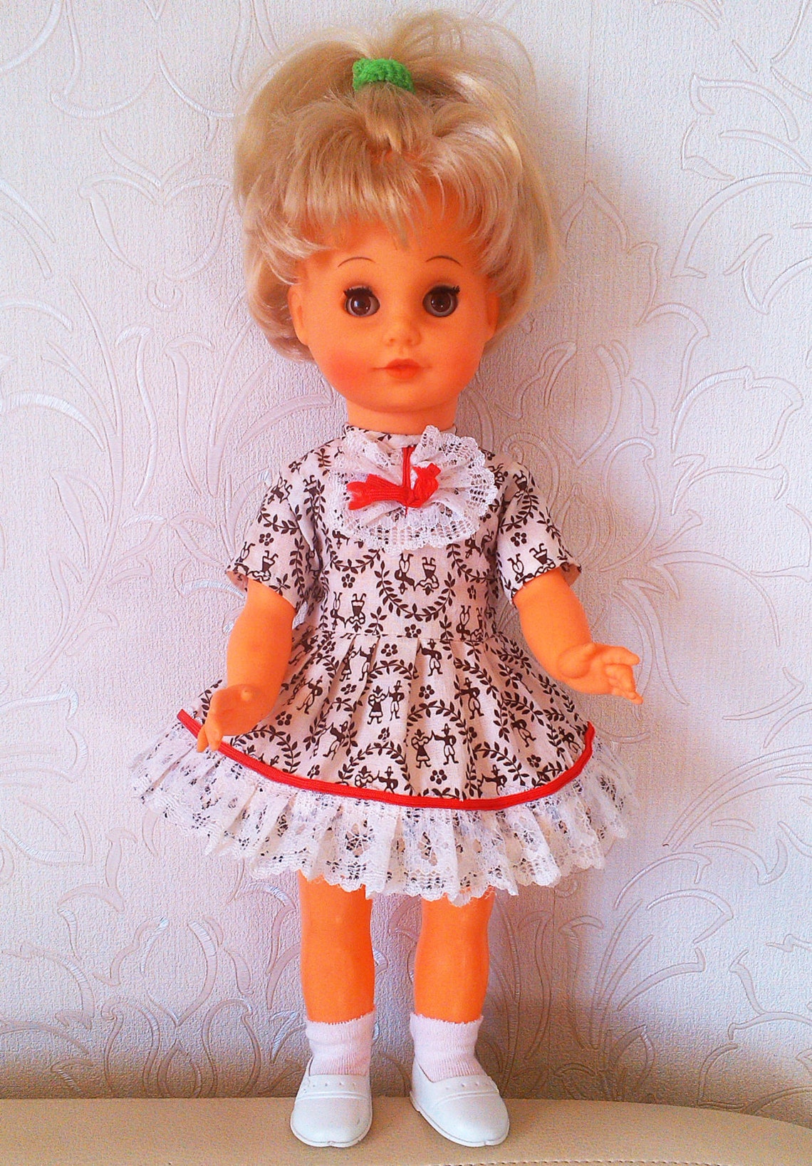 Vintage doll 70s Beautiful retro doll Puppe Unique gift girl Etsy