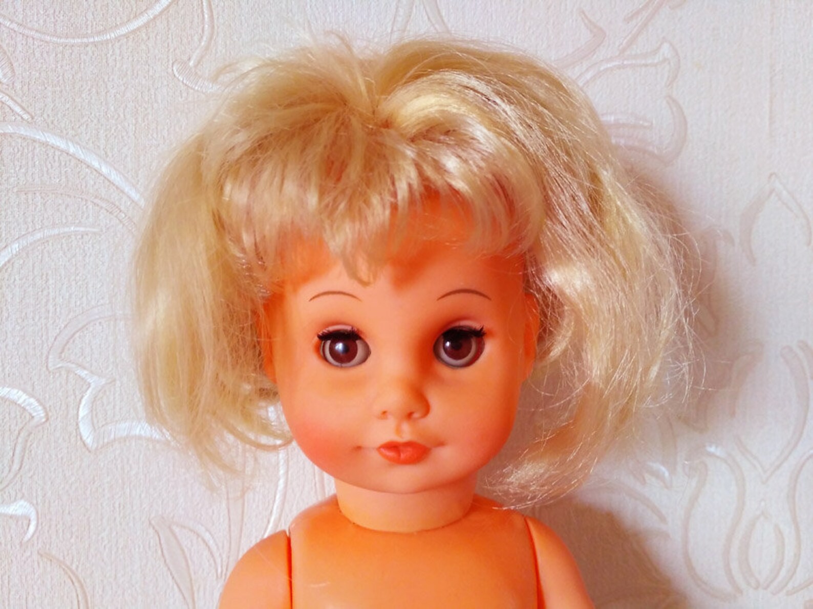 Vintage doll 70s Beautiful retro doll Puppe Unique gift girl Etsy