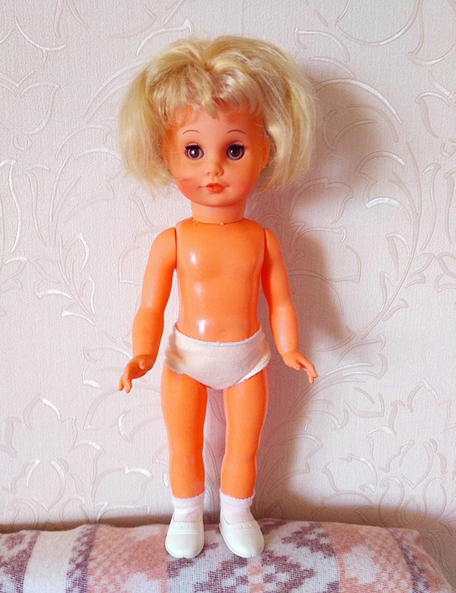 Vintage doll 70s Beautiful retro doll Puppe Unique gift girl Etsy