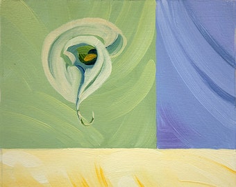 Bloc de couleur avec Calla Lily No. 2